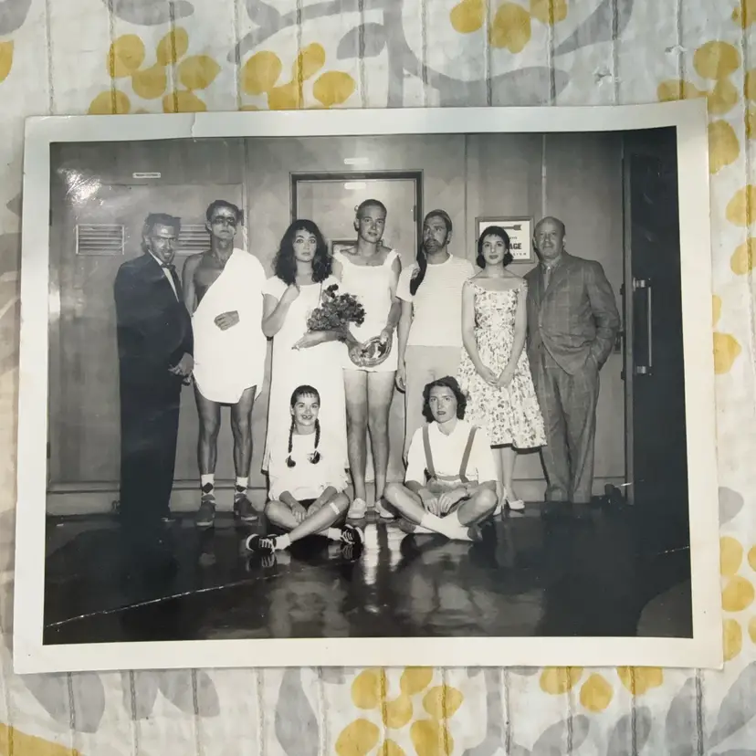 B/W Photo Of Performance Group 1958