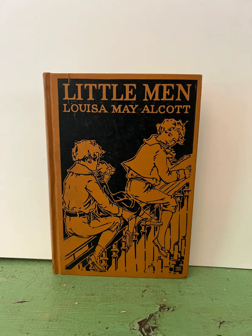 1928 Little Men Jo’s Boys. Vintage Book by Louisa May Alcott Illustrated Clara Burd