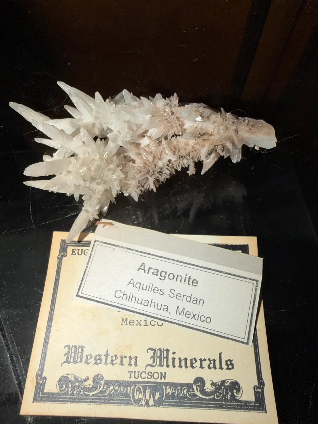 Stalactite specimen from Henry Schmidt's collection