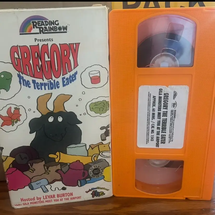 Reading Rainbow Gregory The Terrible Eater VHS