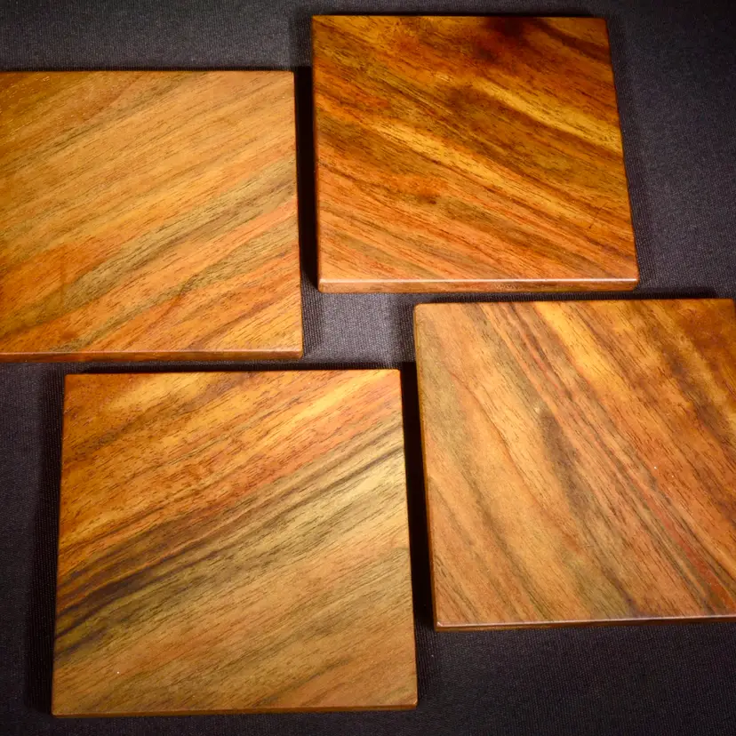Bastogne Walnut Coasters - (B021)