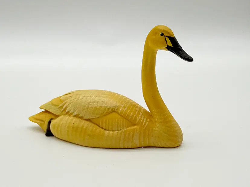 Anri Italy WHISTLING SWAN Wildlife Collection Hand Crafted Duck Decoy