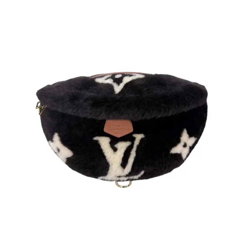 Louis Vuitton Shearling Monogram Bumbag Chocolate Cream