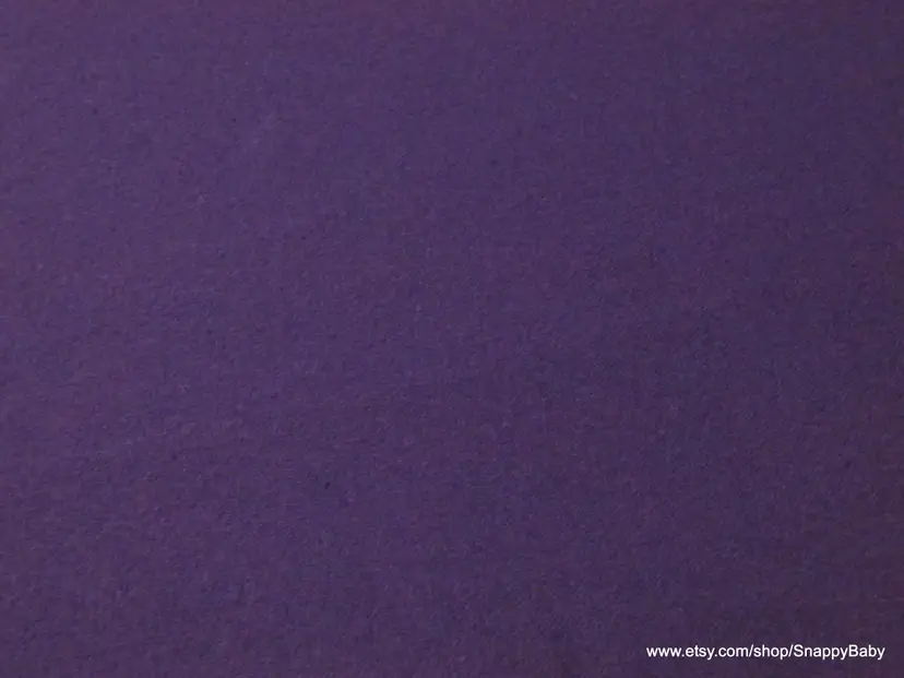Purple Solid Flannel Fabric Remnant - 100% Cotton - Choose Size - Soft Craft & Quilting Fabric