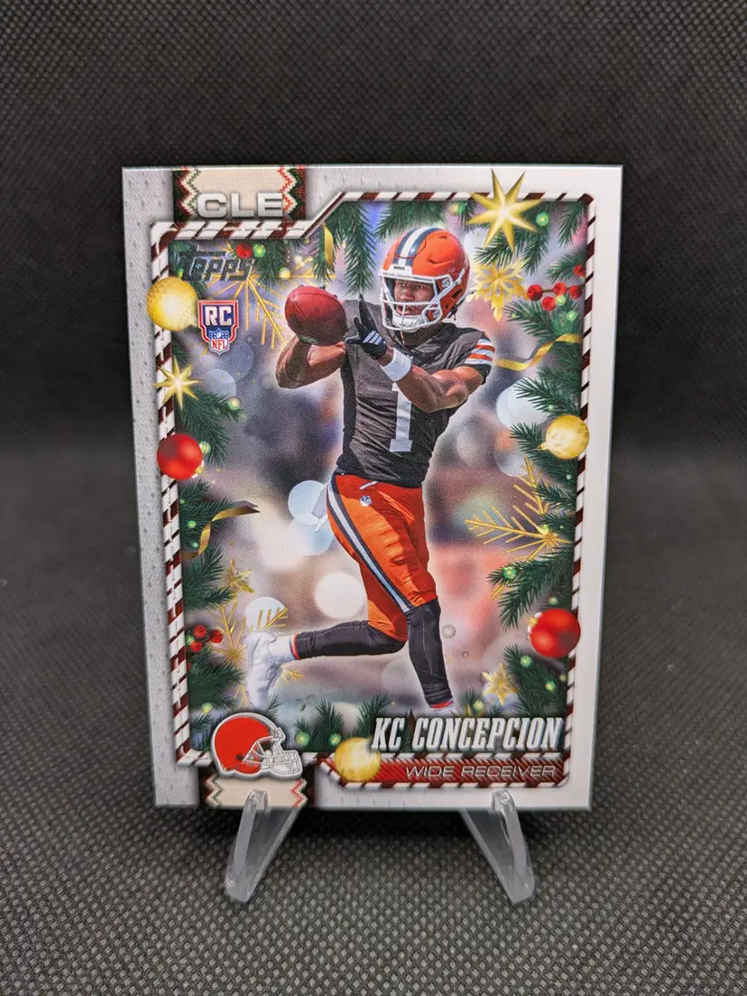 KC Concepcion 2026 Topps Holiday Football Rookie (RC) #173 - Cleveland Browns