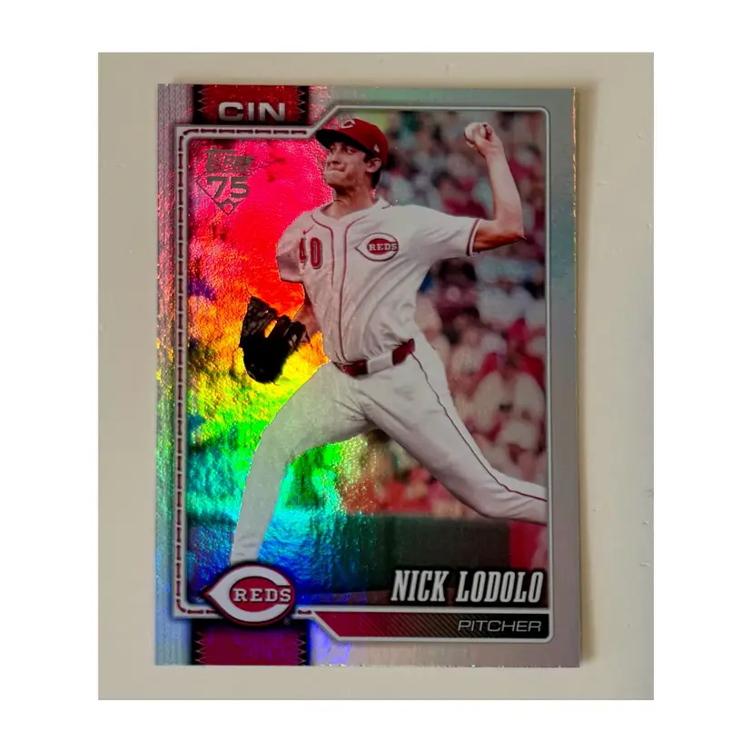 Nick Lodolo Rainbow Foil Cincinnati Reds