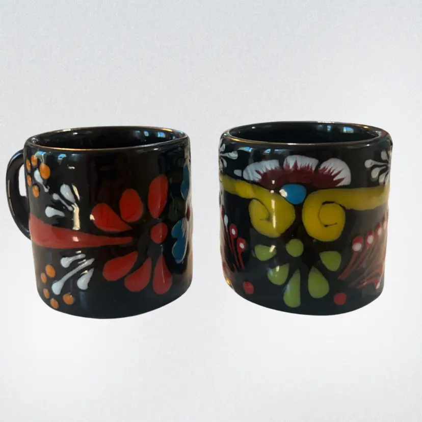 Talavera Espresso Mugs – New With Tags – Holds 4 Ounces