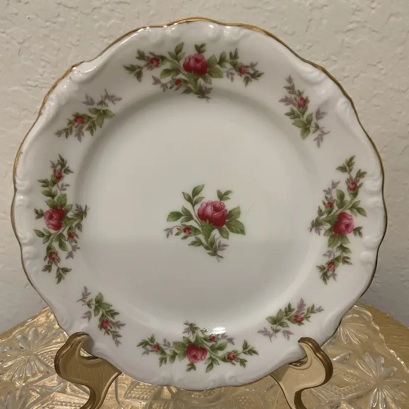 🎉Haviland “Moss Rose” Bread Plate