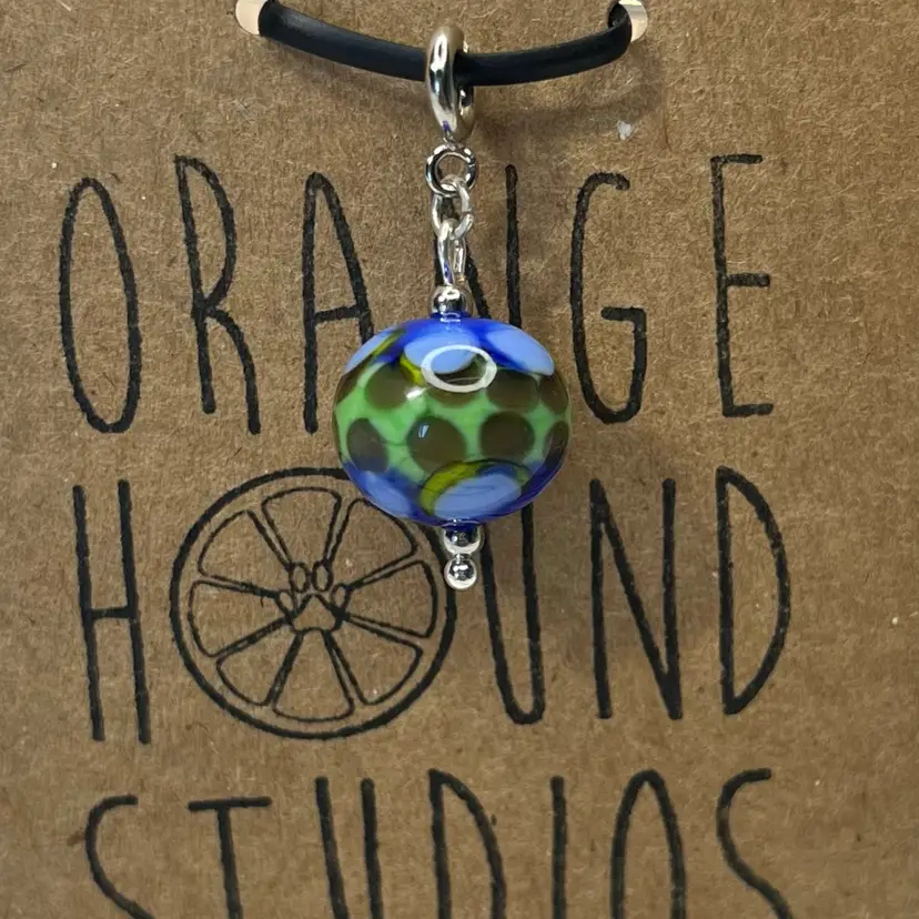 #14 Vintage Glass Lampwork Charm - Handmade by Me