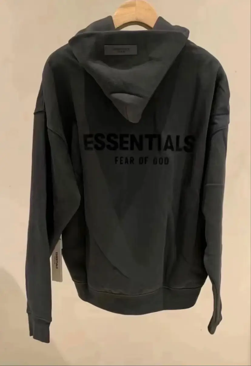 Fear of God ESSENTIALS Hoodie – Black, Iconic Streetwear Essential