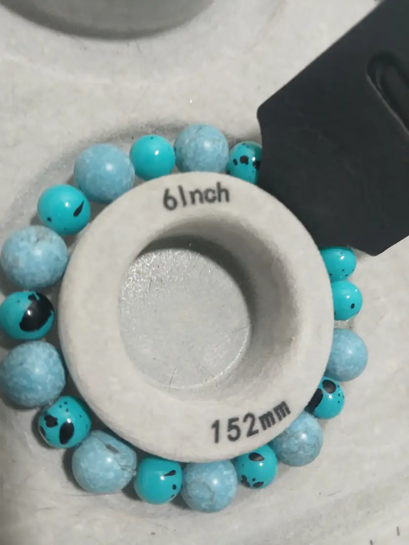 Blue with black accent bracelet