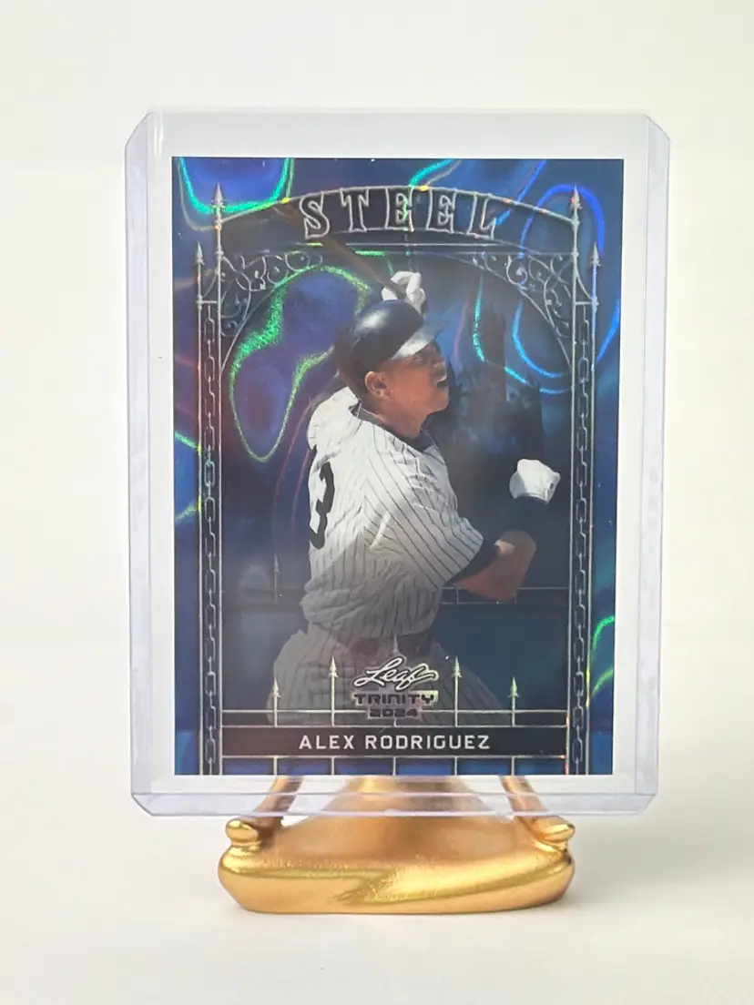 Alex Rodriguez - Steel - 2024 Leaf Trinity Steel Alex Rodriguez /99 Yankees #S-43 #57/99