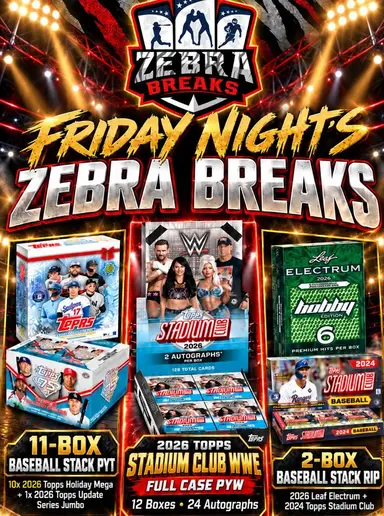 Friday Night’s Zebra Breaks 10/30/26