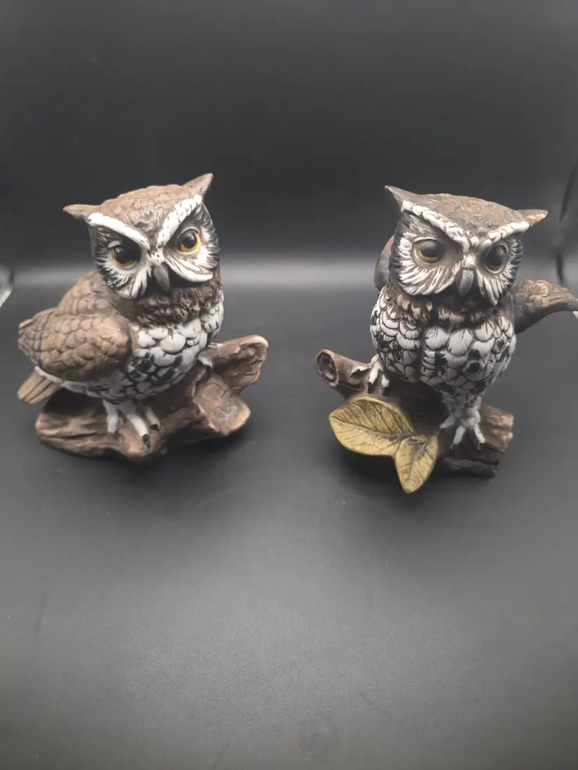 Pair of Homco Owls
