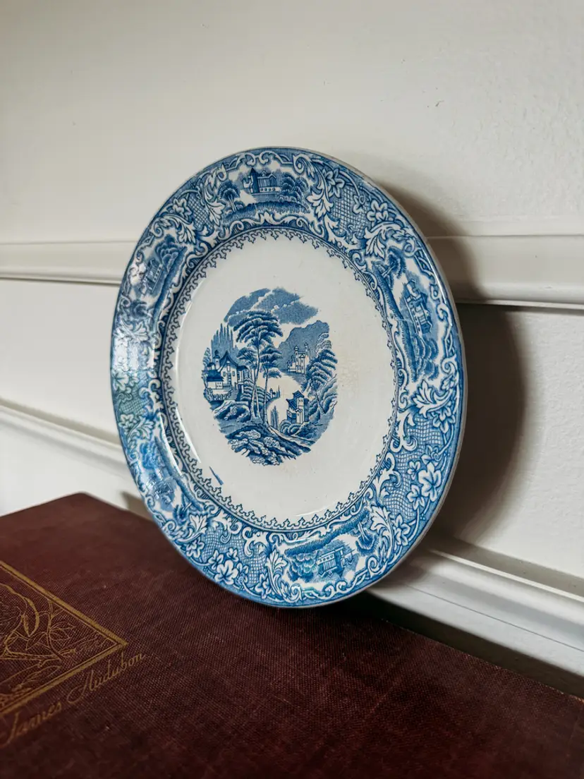 Blue and White Plate