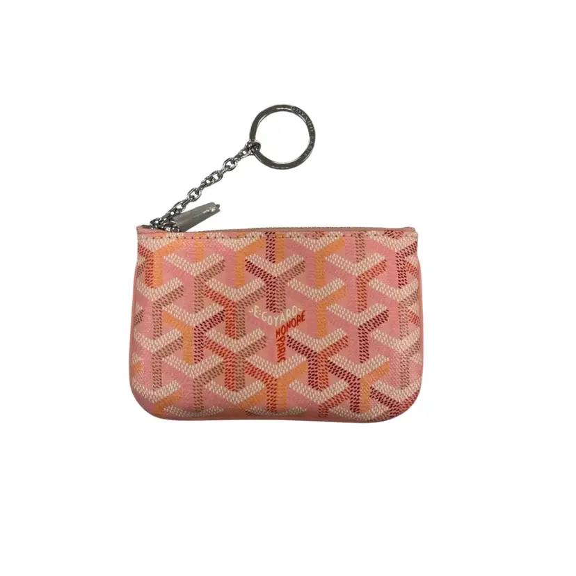 Goyard Rose Poudre  Key Cles