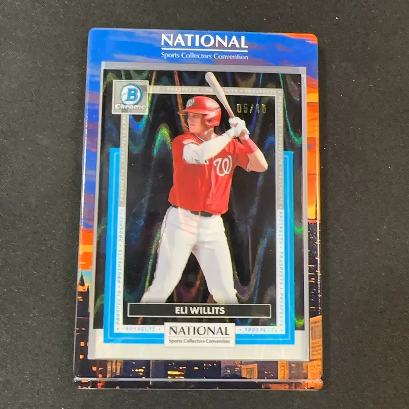 Eli Willits 2026 Topps NSCC Exclusive Black Wave /10 Washington Nationals