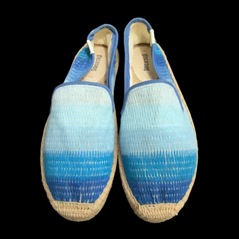 Soludos Blue Ombré Espadrilles Size 8.5 New