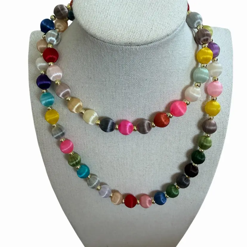Vintage Fun Colorful Necklace
