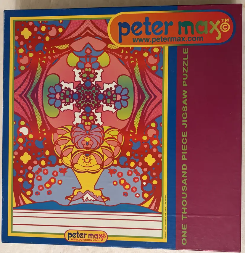 Peter Max 2000 Light Years 1999 Ceaco Psychedelic Art 1000 Piece Puzzle New