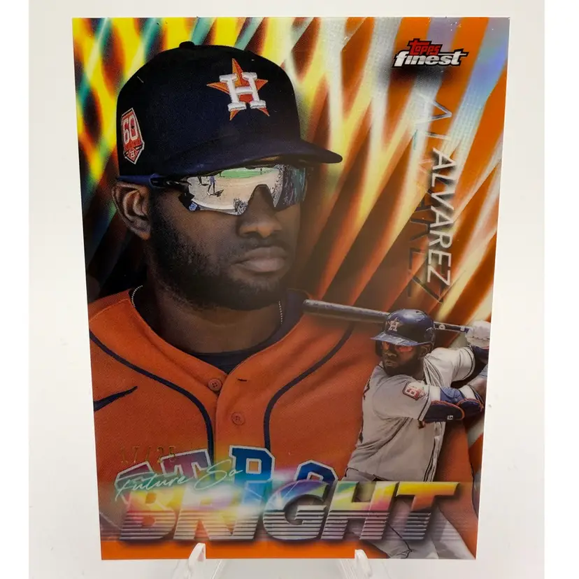 Yordan Alvarez - 2024 Topps Finest Future So Bright Orange #/25