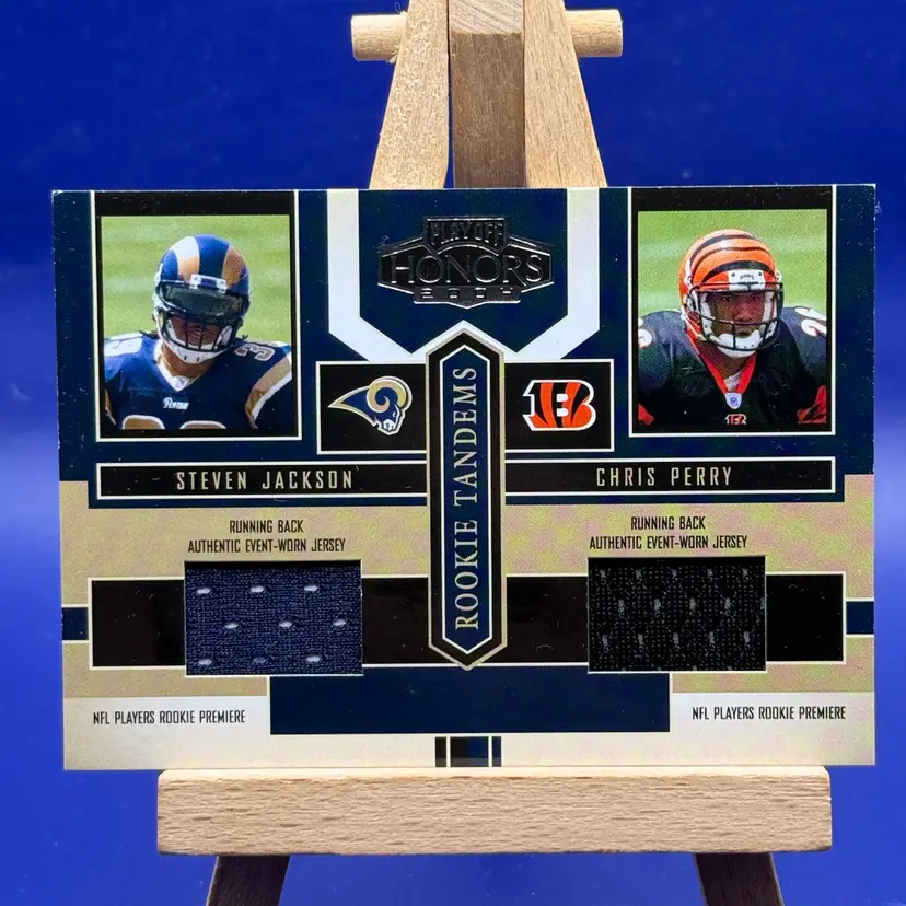 2004 Playoff Honors - Rookie Tandems Steven Jackson, Chris Perry #RT-15 (RC) A75