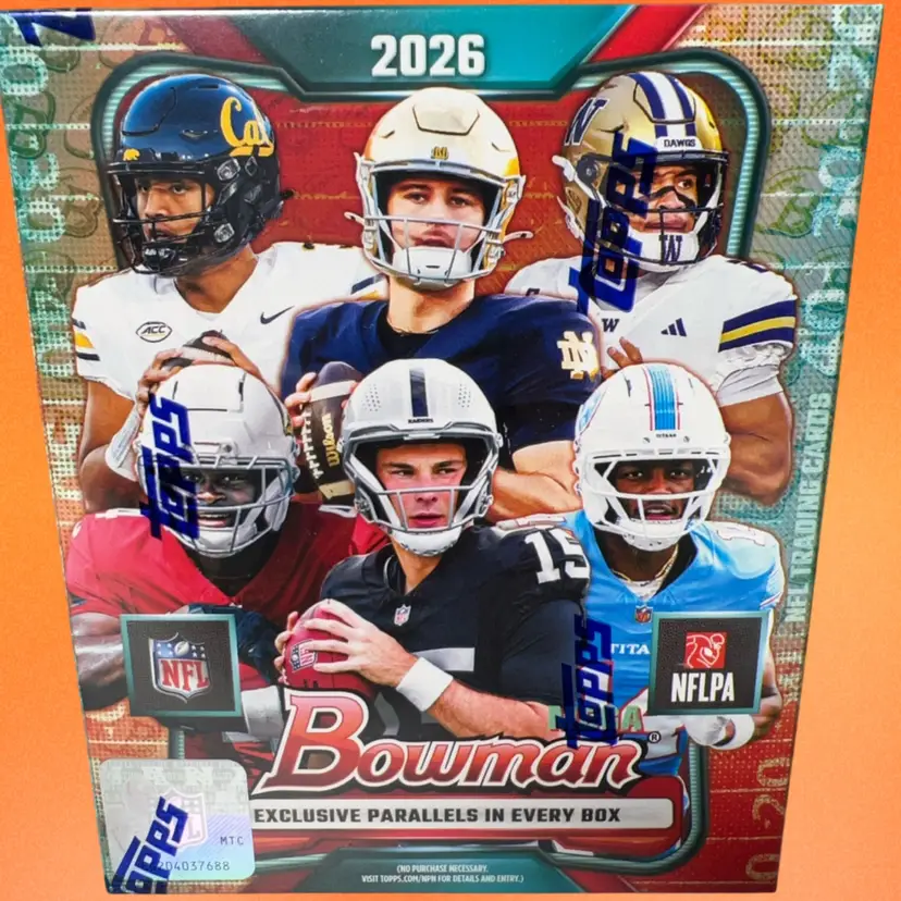 2026 Bowman Football Mega Box (stacked)
