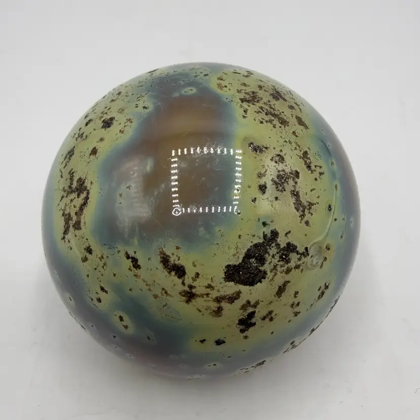 Scavo Overlay Abstract Paperweight Manufacture Flaw On Base