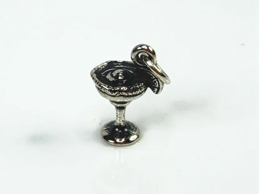 James Avery Sterling Silver Margarita Glass Lemon Wedge Charm 2.8g JR2115
