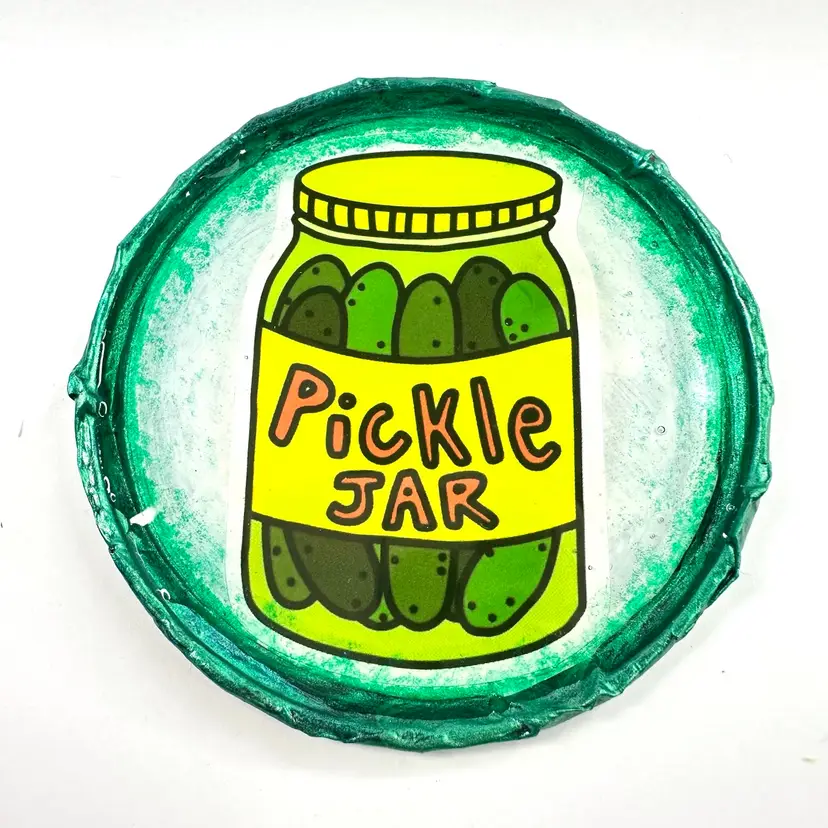 “Pickle Jar” Magnet Made By Me 3”