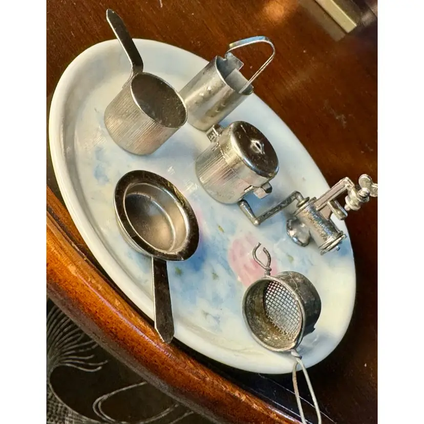 😻 Mini Metal Kitchen Utensil Collection – Tiny Cookware & Tools