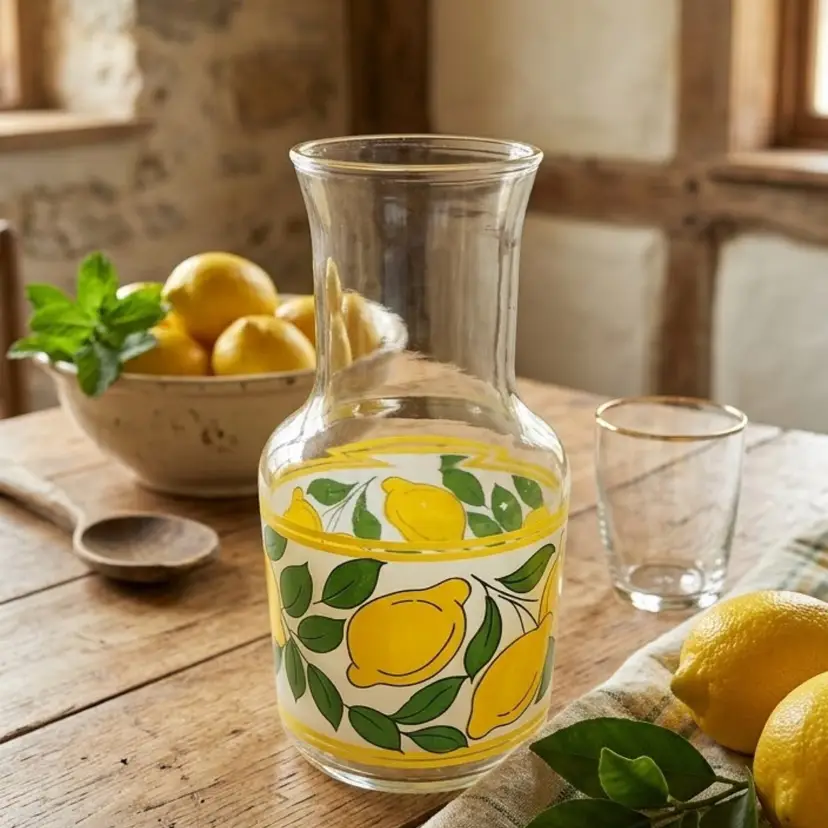 🍋 Lemon Vintage  Carafe