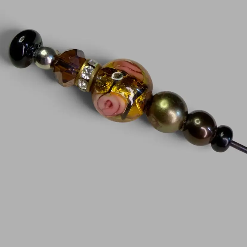 Handmade Hat Pin By New Again Design 5" Long