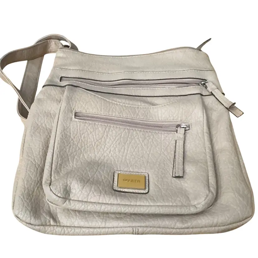 #14  Rosetti Tan Faux Leather Shoulder/Crossbody Bag
