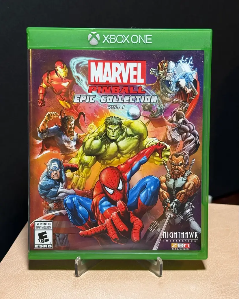 Marvel Pinball Epic Collection Vol. 1 Xbox One Game & Case No Manual