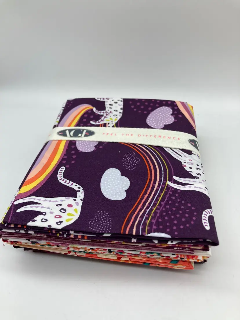 Art Gallery Fabrics fat quarter bundle featuring various Purple shades