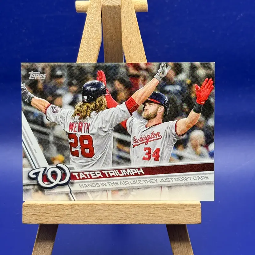 2017 Topps Mini - Checklist Bryce Harper, Jayson Werth #584 A61
