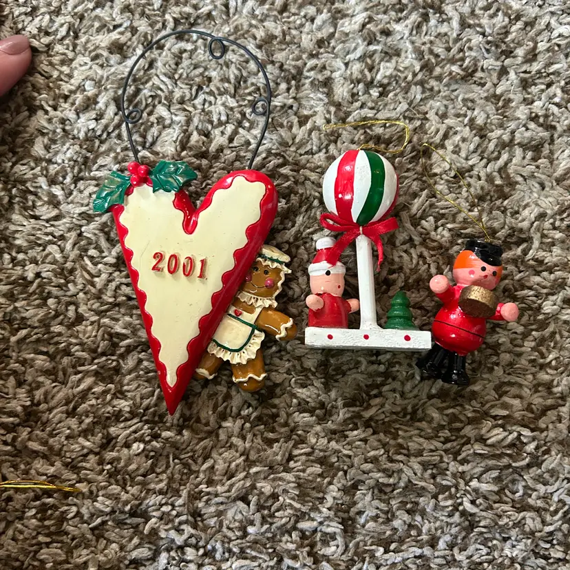 Lot Of 3 Ornaments