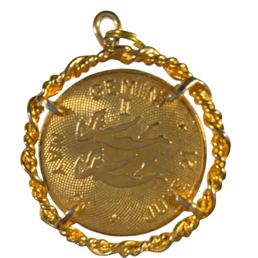 Large GT Gemini Zodiac Charm