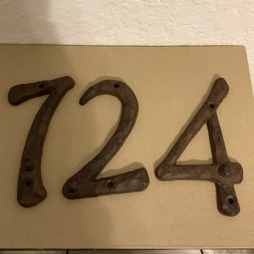 🍁CHOICE CAST IRON NUMBERS