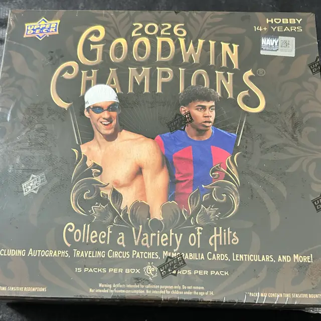 2026 Upper Deck Goodwin Champions Factory Sealed Hobby Box
