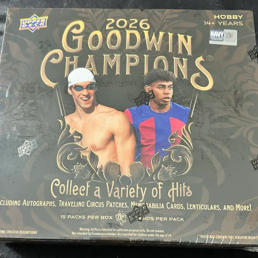 2026 Upper Deck Goodwin Champions Factory Sealed Hobby Box