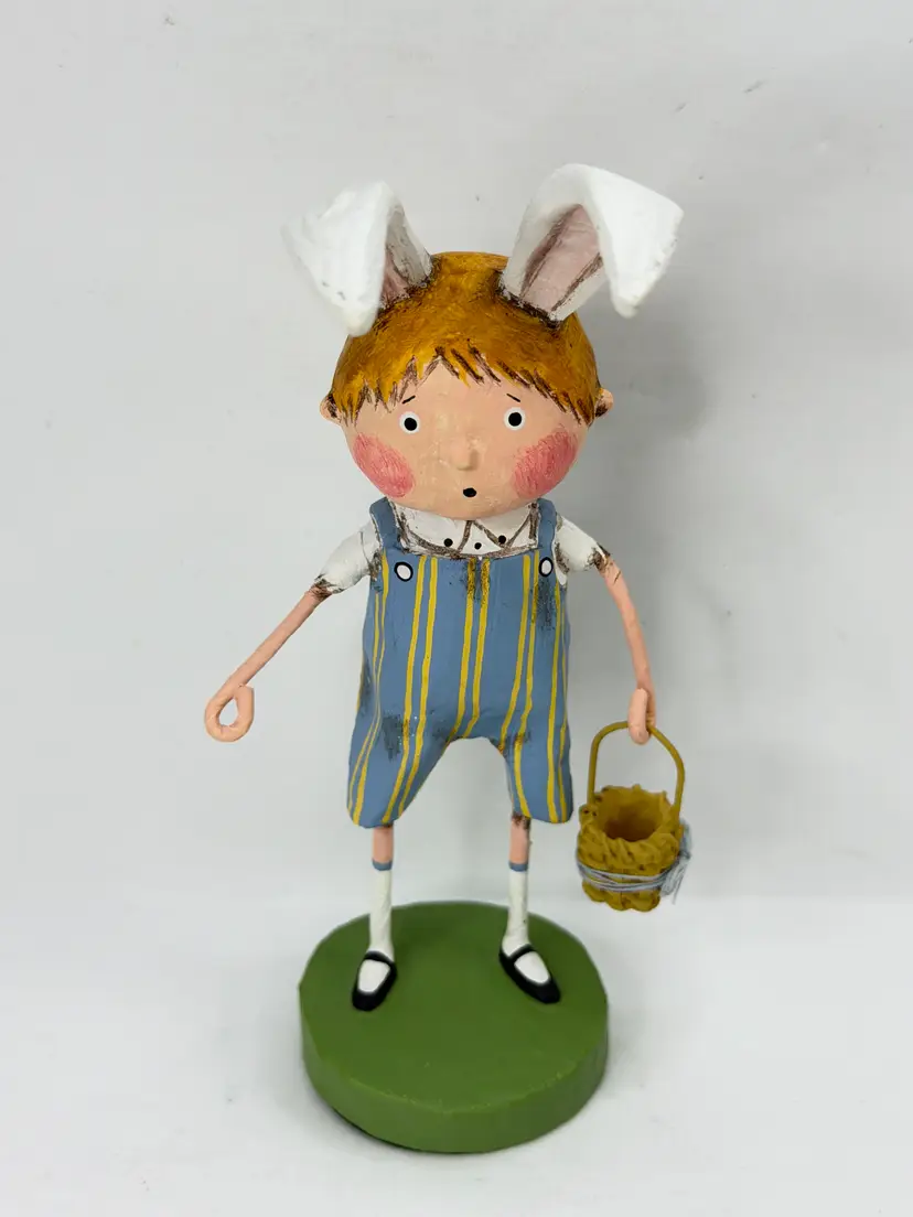 Vintage Lori Mitchell Brewster Williams Easter Bunny Boy Figurine XN107