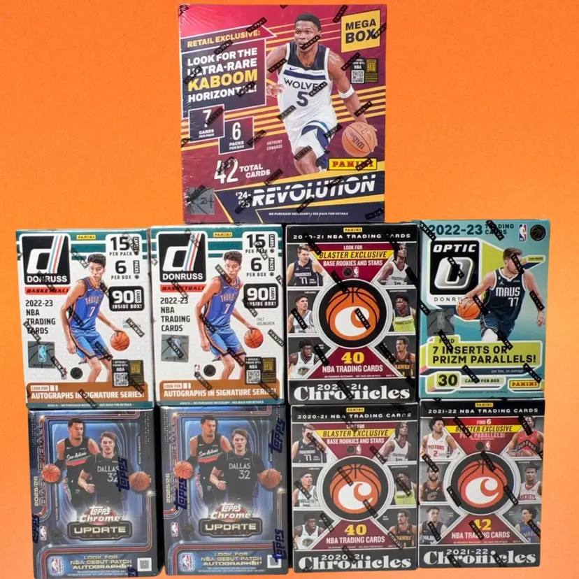 2020-2026 Topps & Panini Basketball 9 Box Mixer Live Team Rip MBB2019 (stacked shipping)