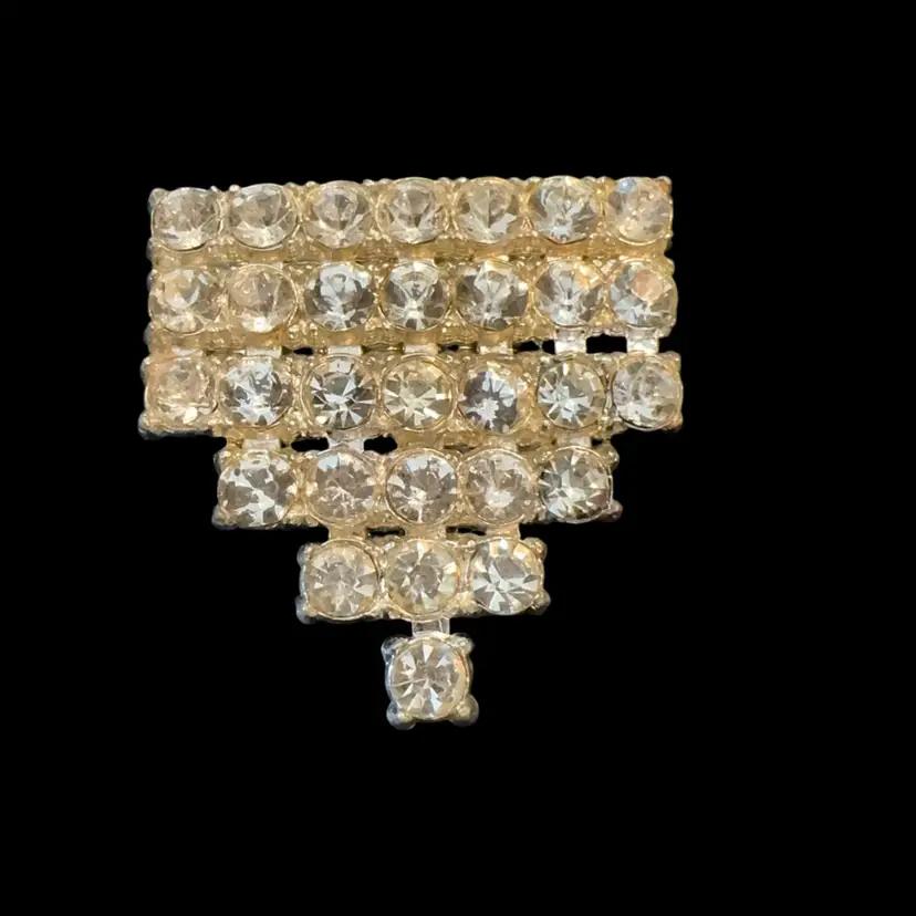 Art Deco Style Waterfall Brooch
