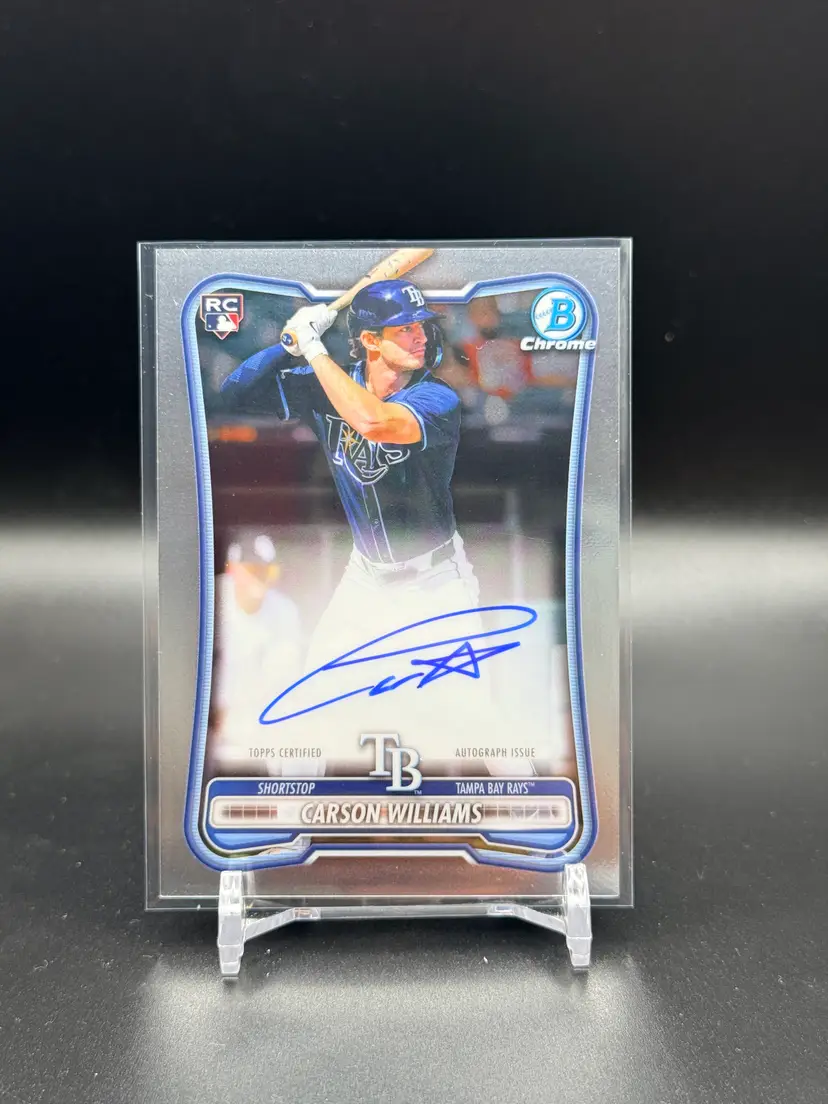 Carson Williams 2026 Bowman Chrome Rookie Card Autograph