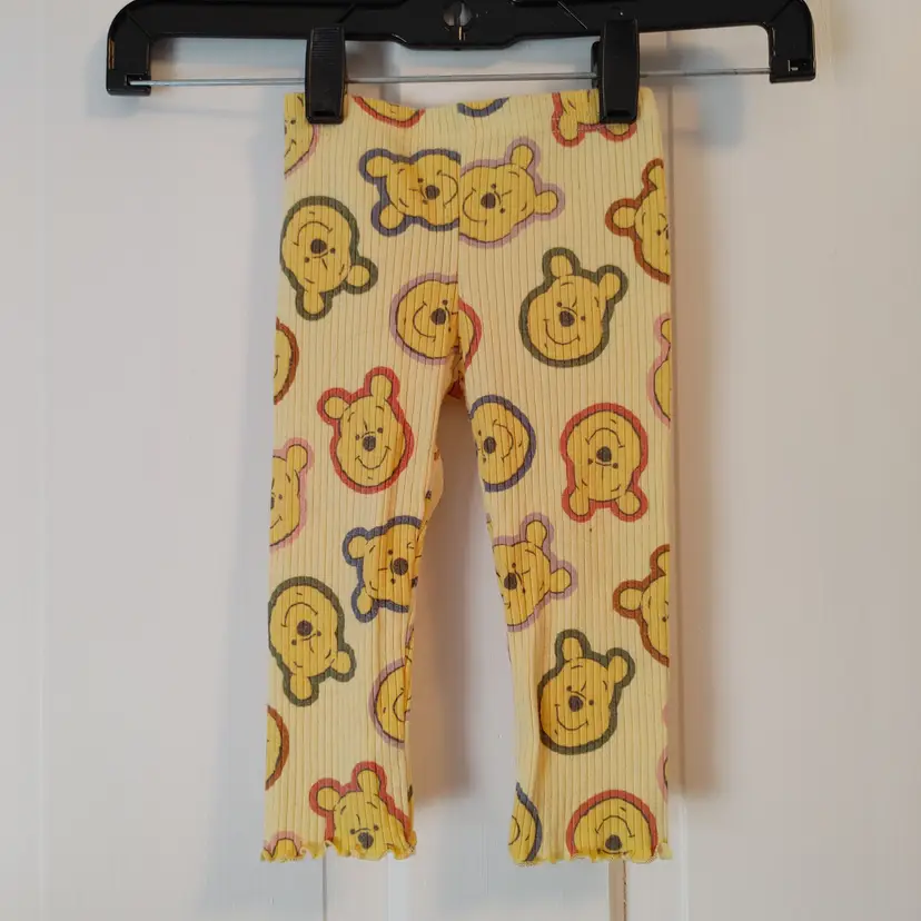 Kids- Brand: Disney. Size 12 months. Winnie the Pooh pants. Material- 58% cotton, 39% polyester, 3% spandex. Faded. Vintage..