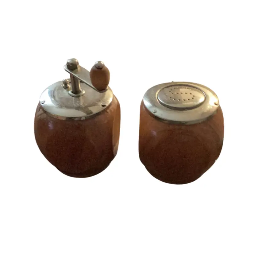 MCM Wooden Salt Shaker And Pepper Grinder