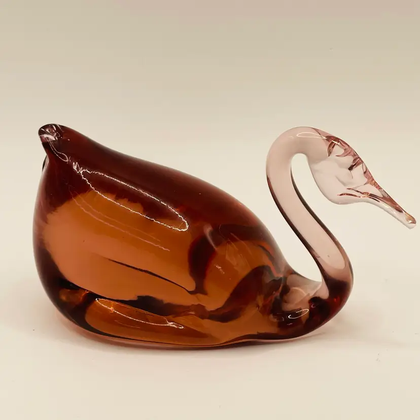 Vintage, MCM Kanawha Glass Swan