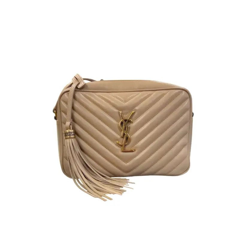 Saint Laurent Natural Beige Lou Camera Bag